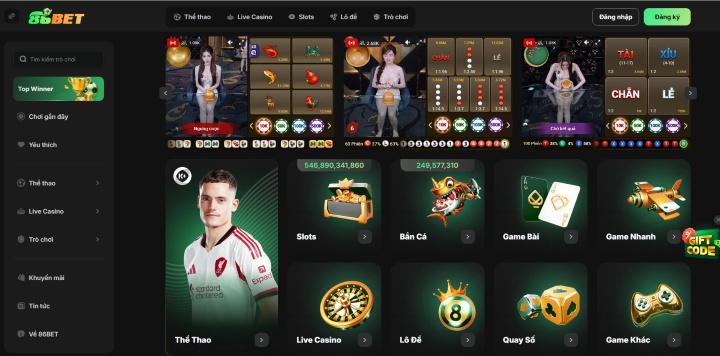 Loạt game hot tạo ra xu hướng giải trí mới tại 86BET